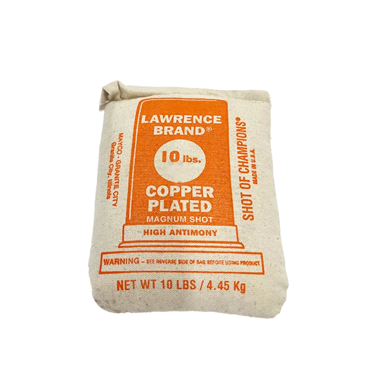 Lawrence # 7-1/2 Copper Plated Lead Shot (10 lb. Bag) - Precision